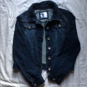 Justice sequin Jean jacket